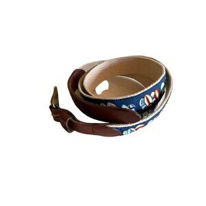 Leather Man Blue Dreidel‎ Hanukkah Belt Size 46